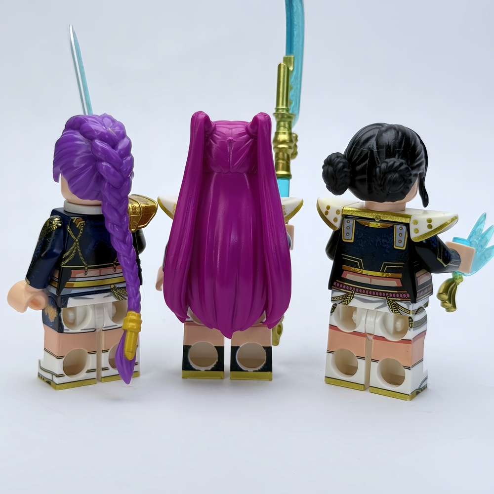 KPop Demon Hunters Custom Minifigure Set – Mina, Rina & Kyra (3pcs) - Picture 2 of 2